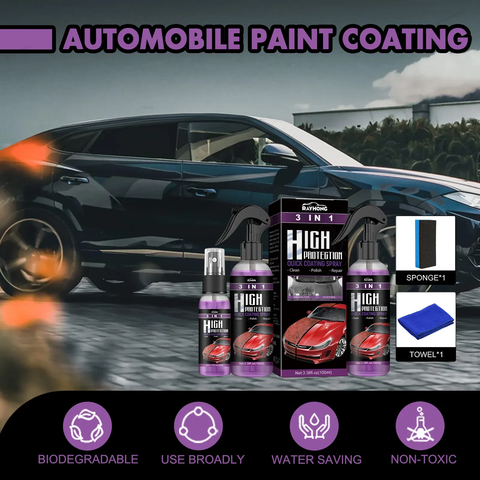 100ML 3 in 1 Liquido per rives - Nano Liquid Coating recensione e prezzo