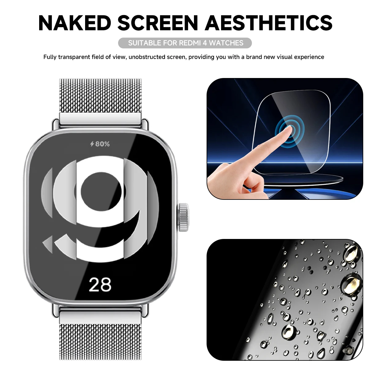 Vetro temperato per Xiaomi Red - Smartwatch Screen Film recensione e prezzo