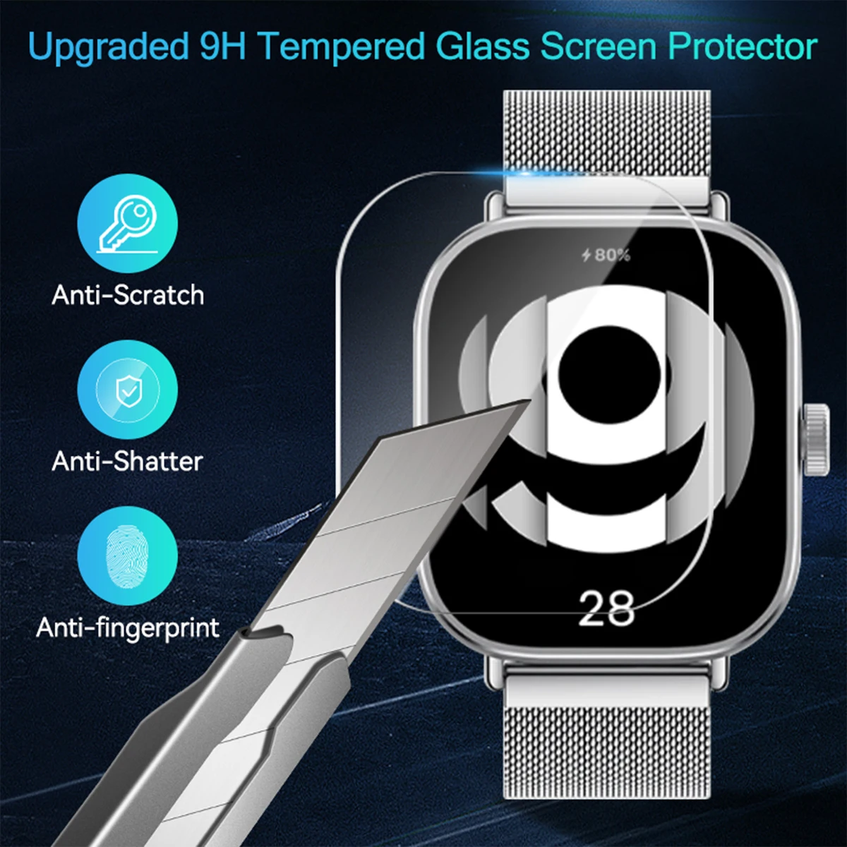 Vetro temperato per Xiaomi Red - Smartwatch Screen Film recensione e prezzo